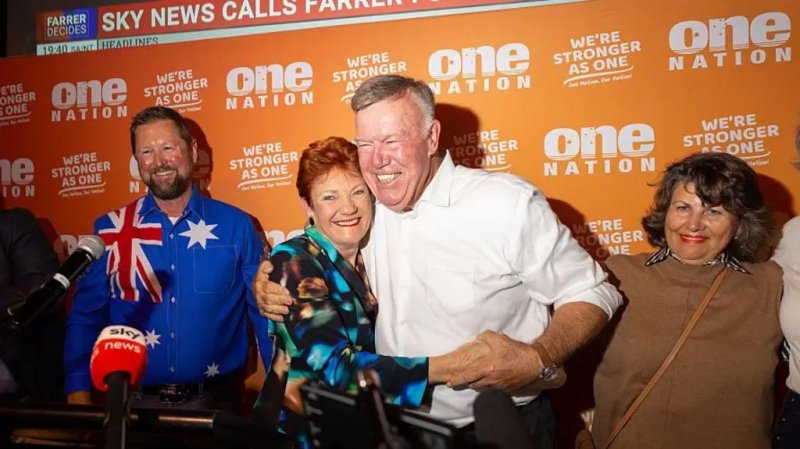 Australia's right-wing One Nation party scores historic parliamentary win 