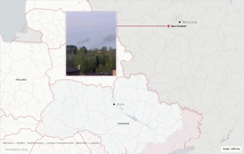 Drone strike reported on military logistics facility near Moscow ahead of Victory Day - VIDEO 