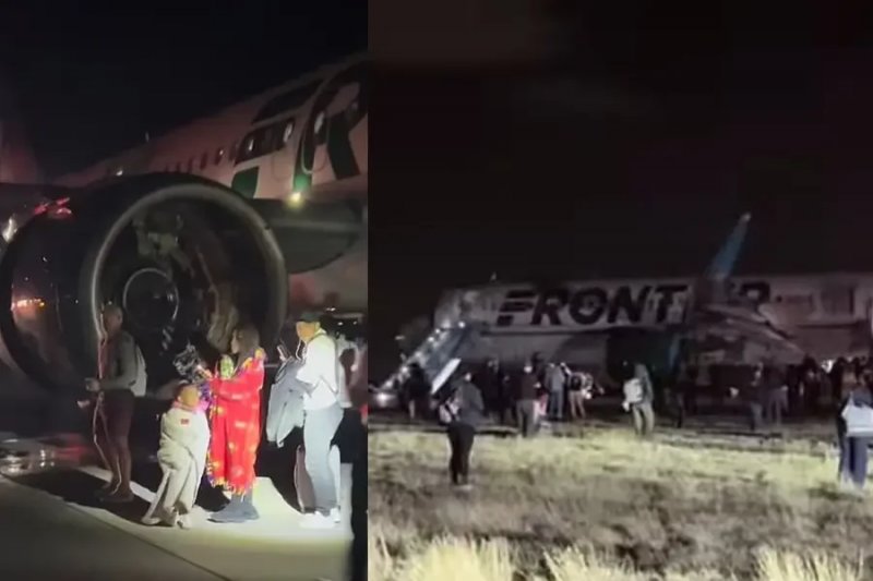 Person killed after being struck by Frontier Airlines plane at Denver airport -  VIDEO 