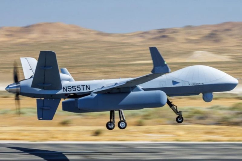 GA-ASI MQ-9B makes first flight with new AEW surveillance pods
