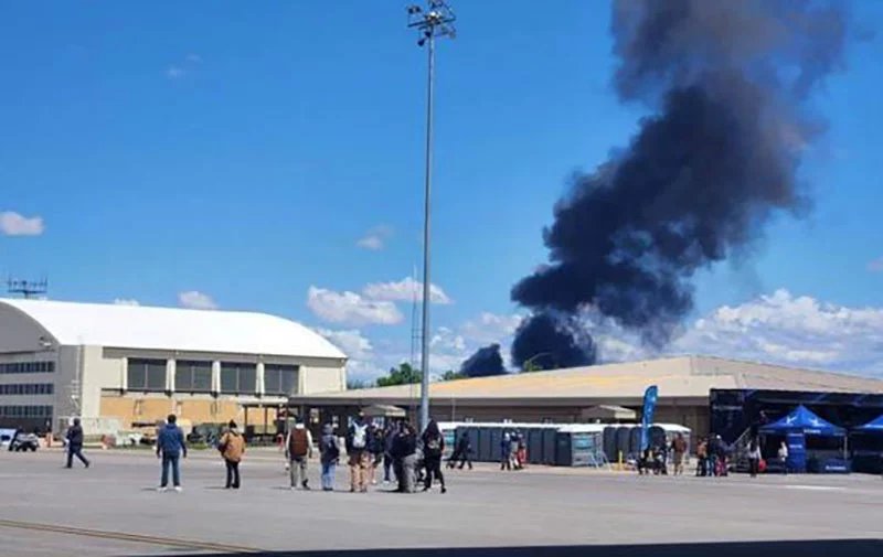 Dramatic midair collision at Idaho air show ends without fatalities -  VIDEO 
