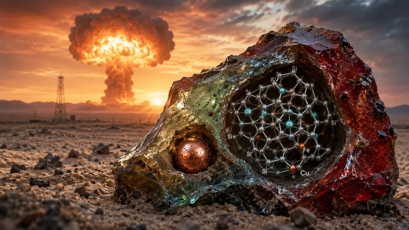 Scientists discover new crystal type formed by world’s first nuclear explosion