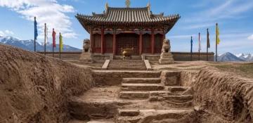 Remains of Buddhist temple discovered in Kyrgyzstan Silk Road site