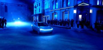 Tesla showcases Cybercab robotaxi at Miami F1 event