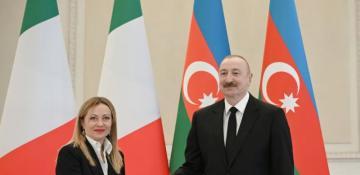 President Ilham Aliyev holds one-on-one meeting with Italy’s Giorgia Meloni