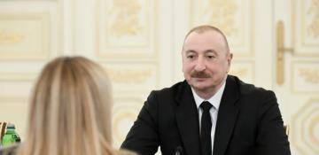 President highlights Italy's top role in Garabagh and East Zangezur projects