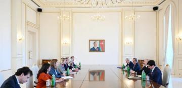 President Aliyev receives EU High Representative Kaja Kallas and her delegation