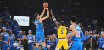 Thunder dominate Lakers 108-90 in Game 1 of Western Conference semifinals