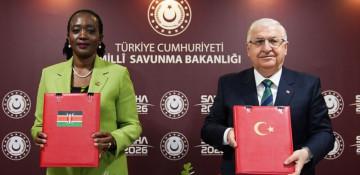 Türkiye and Kenya sign defense deal at SAHA 2026 expo