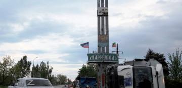 Ukrainian drones hit Russian supply lines in Mariupol