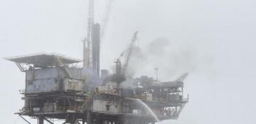 Fire breaks out on offshore oil platform off California coast