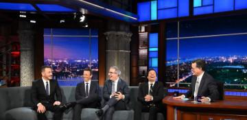 Stephen Colbert hosts Kimmel, Fallon, Oliver, Meyers in final run