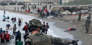 U.S. turns away mass migration
