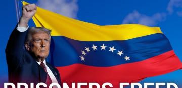 What did Donald Trump say about political prisoners in Venezuela?
