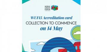 WUF13 accreditation cards to be issued from May 14