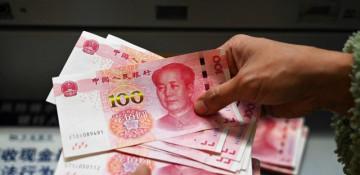 China's yuan edges up to three-year high
