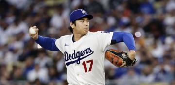 Ohtani shines with 7 scoreless innings in Dodgers win over Giants