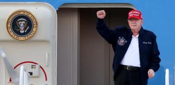 Trump says Iran missile launchers ‘largely gone’