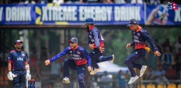 Nepal set 196-run target by USA in crucial League 2 clash