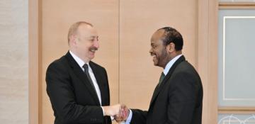 President Ilham Aliyev met with delegation led by King of Eswatini
