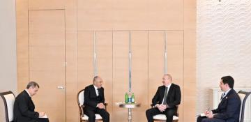 President Ilham Aliyev received Chairman of State Committee for Construction of City of Arkadag of Turkmenistan (Politics)