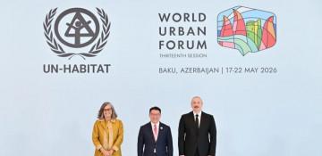 President Ilham Aliyev attending opening ceremony of 13th session of World Urban Forum in Baku -  VIDEO 