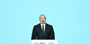 President of Azerbaijan: One of the tasks facing the government now is the reconstruction of Garabagh and East Zangazur 