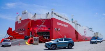 China's BYD mega car carrier heads to Australia to challenge Ford, Mazda