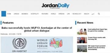 WUF13 in Baku gets attention from Jordanian media