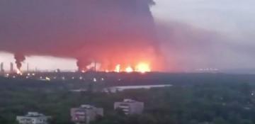 Drone attack by Ukraine disrupts major Russian oil refinery