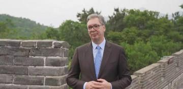 Serbia's Vučić hails Chinese spirit during Great Wall visit -  VIDEO 
