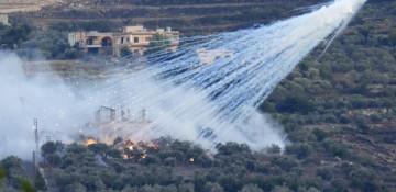 Israel drops phosphorus munitions on forests of Lebanon's Qlailah