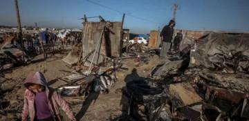 Israeli strike hits Gaza camp, killing woman and child