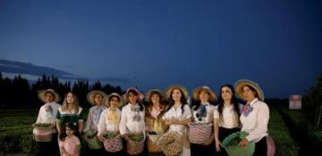 Leyla Aliyeva tours Yashil Chay farm in Lankaran