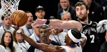 Thunder beat Spurs 127-114 in West Finals Game 5