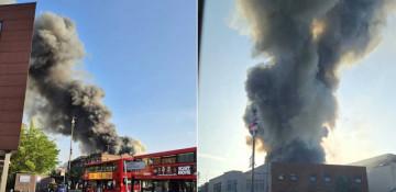 Large fire erupts at Kosher supermarket in north London