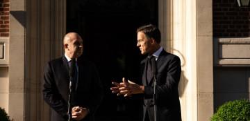 NATO chief holds talks with Rumen Radev of Bulgaria