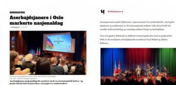 Oslo hosts vibrant Azerbaijani Independence Day gala
