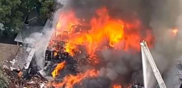 Three dead, including child, in Dallas apartment explosion and fire -  VIDEO 