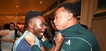  Watch:  Arsenal players go wild after winning Premier League title