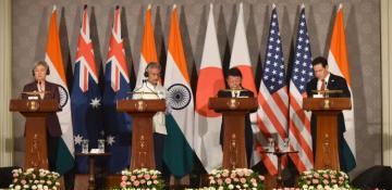 Quad nations back diplomacy to end Middle East conflict