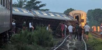 At least 12 injured in Sri Lanka train derailment