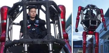 China unveils €500,000 rideable robot that can smash walls as sci-fi becomes reality -  VIDEO 