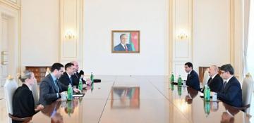 President Aliyev discusses energy cooperation, ties with Slovak deputy PM in Baku