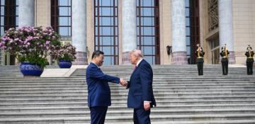 Trump-Xi meeting in PHOTOS