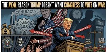 The real reason Trump doesn’t want Congress to vote on war