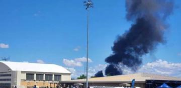 Dramatic midair collision at Idaho air show ends without fatalities -  VIDEO 