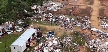 Mississippi drone footage shows widespread destruction after tornado hits Bogue Chitto- VIDEO 