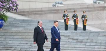 Chinese leader Xi meets Tajik president