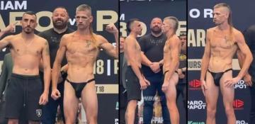 Aussie boxer stuns in G-string at Anthony Mundine son's debut